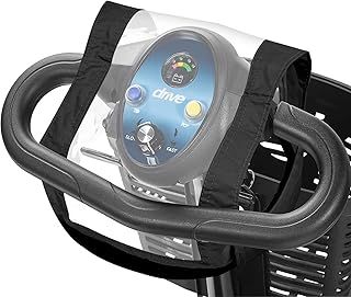 Delilxike Mobility Scooter Control Panel/Tiller Cover/Console Cover Waterproof -Easy Fix -Rain Protector-Black