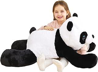 IKASA Giant Panda Stuffed Animal Plush Toy,78cm Large Cute Jumbo Soft Toys,Huge Big Size Plushy Fluffy Fat Oversized Plushie,Gifts for Kids