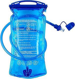 Hydration Bladder, 3 L 2 L 1.5 L Water Bladder BPA Free, 3 Liter Large Opening Water Reservoir, Leak Proof Military Water Storage Bladder Bag for Cycling Hiking Camping Biking Running