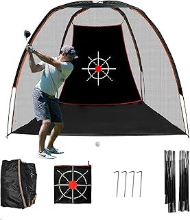 Kapler Golf Nets Golf Practice Nets with Target for Driving Hitting in Garden Backyard