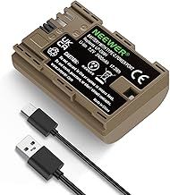 NEEWER Rechargeable Camera Battery with USB Charging Cable Type C, LP-E6NH LP-E6N LP-E6 Battery Compatible with Canon EOS R5 R6 R6 II R7 R 5D II III IV 6D 6D II 7D 7D II 60D 70D 80D 90D