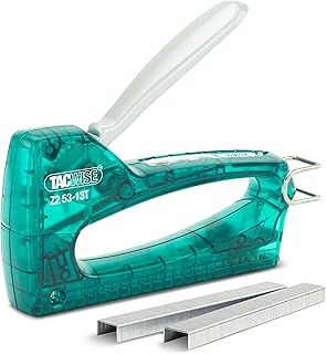 Tacwise 1728 Z2 53-13T Transparent Staple Gun with 300 Staples, Uses Type 13 and 53/4-8 mm Staples