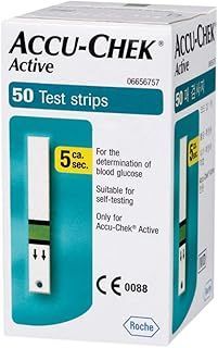 Accu-Chek Active Blood Glucose Test Strips (Pack of 50)