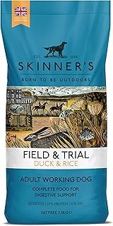 Skinners Field & Trial Duck & Rice 2.5kg, Complete Dry Adult Dog Food, Sensitive, For Active Dogs (Packing May Vary)