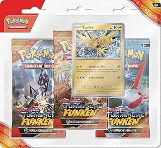 Pokémon Crimson & Crimson Blister Pack - Stormy Sparks: Zapdos