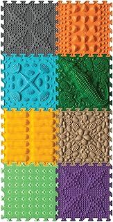 8 Piece Massage Puzzle Floor Mats - Orthopedic Game Mat for Kids, Sensory Play, Childrens Play Mats, Game Mat Set (Crocodile Here)