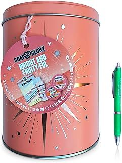 Soap and Glory Bright & Fruity-ful 4 piece Festive Gift with Free Ayakam Pen.