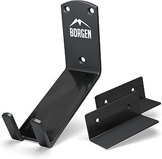 Bike Wall Mount - Bike Wall Rack Pedal for E-Bike, MTB or Road Bike with Support Bracket and Wall Protection Pads