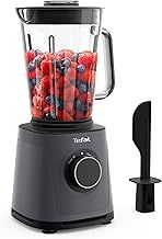 Tefal PerfectMix High-Speed Blender, 2L Glass Jar, 1200W, Powerful Powelix Blades, Soups, Smoothies, Sauces, Dips, Removable Blades, Grey, BL771BG0