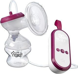 Tommee Tippee Electric Breast Pump, very quiet USB rechargeable and portable unit with Massage & express modes