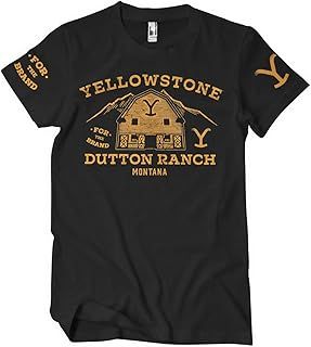 Yellowstone Officially Licensed Barn Mens T-Shirt