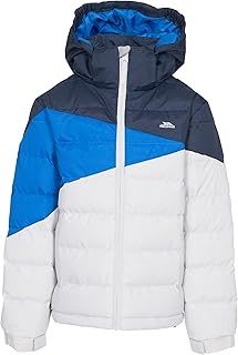 Trespass Boys Padded Jacket Windproof Water Resistant Hooded School Layout