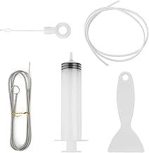 5PCS Fridge Drain Hole Cleaning Tools, Drain Pipe Cleaning Brush, Fridge Cleaner, Fridge Drain Hole Unblocker,Reusable Refrigerator Drain Dredging Tool Kit - for Refrigerator Cleaning