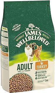James Wellbeloved Adult Turkey 1.5 kg Bag, Hypoallergenic Dry Cat Food