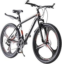 LSBIKE Mountain Bike 26in 27.5In 3 Spoke Wheels Bicycle 21 Speed Drivetrain Bike Mountain bicycle for Adult Men Dual Suspension Hardtail Bicycle Women Sport Cycling Bike