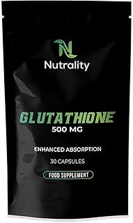 Glutathione Supplement 500mg | Premium Glutathione for Skin Health, Enhanced Immunity, Defence & Detox | Energy & Vitality Boost | Superior Absorption & Effectiveness | 30 Capsules