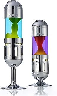 Lava Lamp by Mathmos: Pod and Pod+ Candle Powered Lava Lamps (Violet/Orange & Blue/Green)