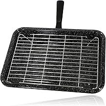 Small Grill Pan, Rack & Detachable Handle for Zanussi Oven Cookers