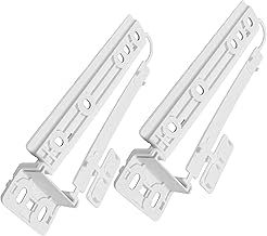 Utiz 2 x Door Slider Kit Fridge Freezer Door Plastic Mounting Slide Bracket Fixing Kit Compatible AEG Hotpoint Zanussi Fridge Freezers Pack of 2