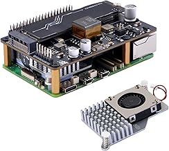 GeeekPi P33 M.2 NVME M-Key PoE+ Hat for Raspberry Pi 5, with Official Raspberry Pi 5 Active Cooler, Support M.2 NVMe SSD 2230 2242 2260 2280