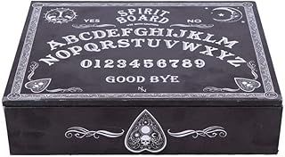 Nemesis Now Black and White Spirit Board and Planchette Jewellery Storage Box with Mirror, MDF, One Size