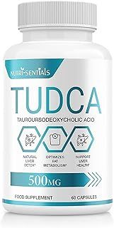 TUDCA Liver Support Supplement, 500mg Servings, Tudca Bile Salt, Liver Support Supplement, Detox and Cleanse, (Tauroursodeoxycholic Acid)- 60 Capsules