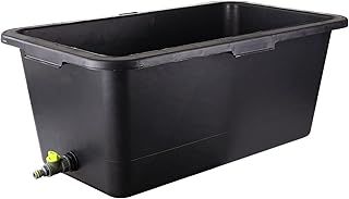 Pet Bath Pool, Bathtub for Washing Dogs and Cats, Paddling Pool for Pets, Sturdy Plastic, Useful Tap, Accessories for Pet Grooming ([cm]72x41x22; 40L)