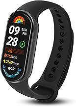 Mi Smart Band 9 Fitness Tracker - 1.62" 1200Nits AMOLED Display, 21-Day Battery, 5ATM Waterproof, Sp02 Tracking, Heart Rate & Sleep Monitor, 150+ Sports Modes for Running/Gym UK Stock Fast Delivery
