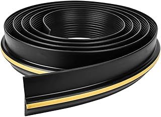 Garage Door Seal 9FT Floor Rubber Threshold Heavy Duty Rubber Draught Excluder Weatherproof Weather Stripping for Keeping Garages