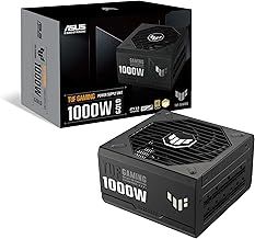 TUF Gaming 1000W Gold (1000 Watt, ATX 3.0 Compatible Fully Modular Power Supply, 80+ Gold Certified, Military-grade Components, Dual Ball Bearing, Axial-tech Fan, PCB Coating, 10 Year Warranty)