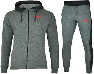 Nike Air NSW Club Hooded Tracksuit Men's Sports Suit Gray