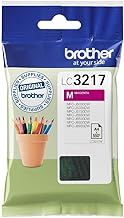 Brother LC-3217M Inkjet Cartridge, Magenta, Single Pack, Standard Yield, Includes 1 x Inkjet Cartridge, Brother Genuine Supplies