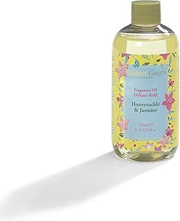 Hassett Green London - Honeysuckle & Jasmine - Fragrance Oil Reed Diffuser Refill - Larger Size 250ml Bottle