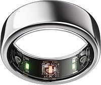 Oura Gen3 Horizon Smart Ring - Size 9, Silver | Sleep, Heart Rate and Fitness Tracking Wearable - Up to 7 Day Battery Life - iOS/Android Compatible - Size First with Oura Sizing Kit