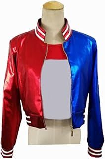 Movie Character Harlequin Jacket Deluxe Movie Jester Villains Fancy Dress Costume