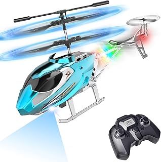Remote Control Helicopter for Kids,Altitude Hold RC Helicopters with Gyro & LED Light,2.4GHz Radio Controlled Aircraft Indoor Toy with 3.5 Channel,High&Low Speed,Gift for Boys Adults Beginner
