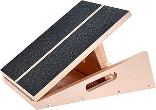 Professional Wooden Slant Board, Adjustable Incline Calf Stretch Balance Board, Exercise Rehab Training Equipment