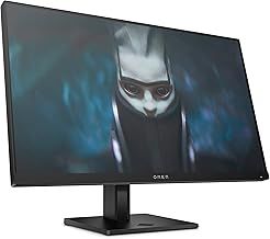 HP OMEN 24 Gaming Monitor, 23.8'' Full HD IPS 165hz, Gaming Console Compatible, 2x HDMI 2.0, 1x DisplayPort 1.4, AMD FreeSync Premium, Tilt, Pivot & height adjustments, VESA Mountable, Black