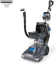Vax SpinScrub Power Carpet Cleaner, Carpet Cleaning Machine, Stain Remover, 6 Year Guarantee, XL Capacity, Quick Dry Time, Deep Clean, Grey/Navy Blue, CDCW-SSXS