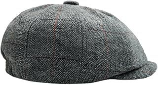 Newsboy Cap Gatsby Baker Boy Hat Flat Caps Tweed Adjustable Peaky Herringbone Cloth Cap Hat