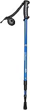 Blue Telescopic Hiking Pole Lightweight Anti-Shock Aluminium Trekking Stick with Adjustable Height & Ergonomic Grip