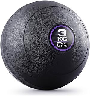 Slam Ball No Bounce Medicine Exercise Ball Heavy Duty PVC for Strength Training (3kg / 5kg / 8kg / 10kg / 15kg)