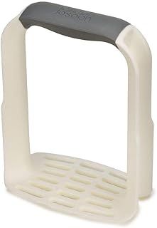 Joseph Joseph Easy-Mash Potato Masher, Vegetables Mashed, Non Stick Safe - White, 4