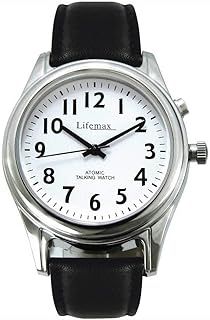 NRS Healthcare Radio Controlled Talking Watch with Leather Strap (Eligible for VAT Relief in The UK)