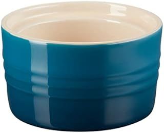 Le Creuset Stoneware Ramekin with straight wall, Stackable, 200 ml, Deep Teal, 70403206420099