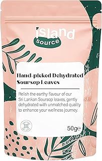 Soursop Leaves 50g Handpicked Dehydrated - Natural Soursop Leaves by Island Source