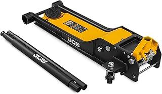 JCB 1.5 Tonne Automotive Low-Profile Double-Pump Long Jack, 610mm Max.Height | 3 Year Warranty