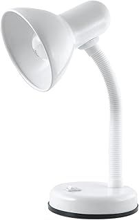 HOMELIFE 35w 'Classic' Flexi Desk Lamp with Versatile Flexible Neck - Integral On/Off Switch - Approx. 34cm Height - L958WH - Diamond White