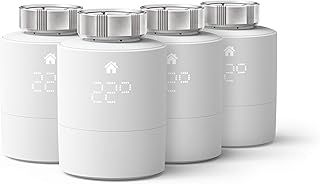 tado Smart Radiator Thermostat 4-Pack - WiFi Add-On Smart Radiator Valve For Digital Multi Room Control - Easy Installation - Save Heating Costs - Works With Alexa, Apple HomeKit And Google Assistant