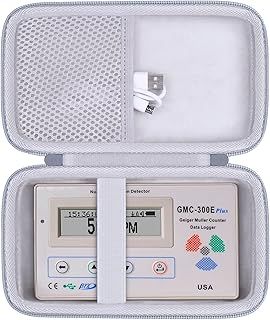 Aenllosi Hard Carrying Case Compatible with GQ GMC-500 Plus/EMF-390/GMC-600 Plus Geiger Counter Radiation Detector Dosimeter, Case Only